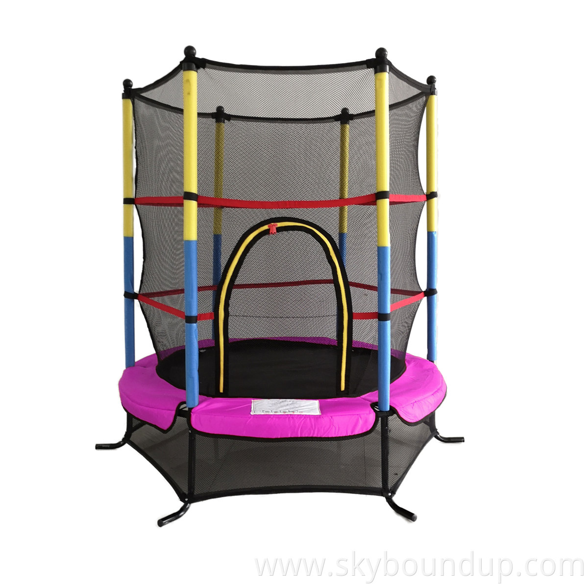 Trampoline for Kids with Net - 5 FT Indoor Outdoor Toddler Trampoline with Safety Enclosure for Fun